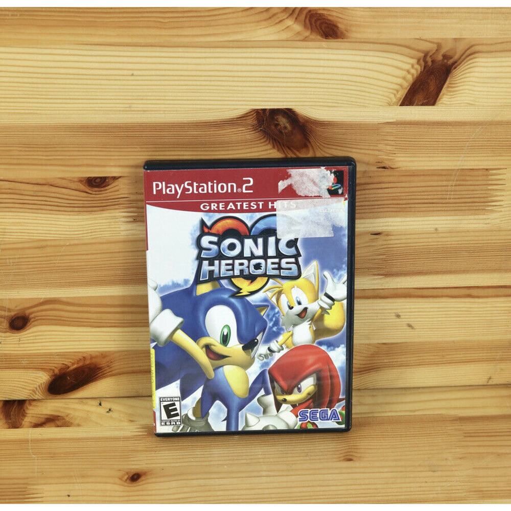 Sonic Heroes Sega Sony PlayStation 2 PS2 Complete Manual & Case - Tested